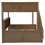 Bunk Bed With Storage Cabinets And USB Ports-113609886