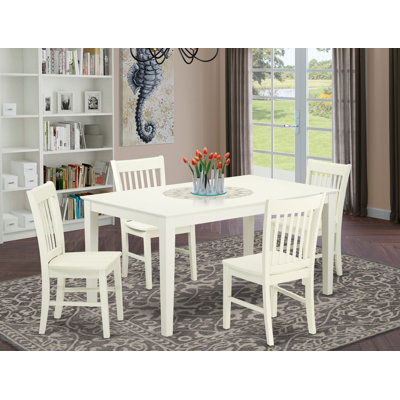 Alingtons Rubberwood Solid Wood Dining Set