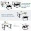 Frame Coffee Table with Storage