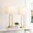 28.5" Metal Table Lamp Set With USB, Type-C Ports And Built-in Outlet(Set of 2)-346653838
