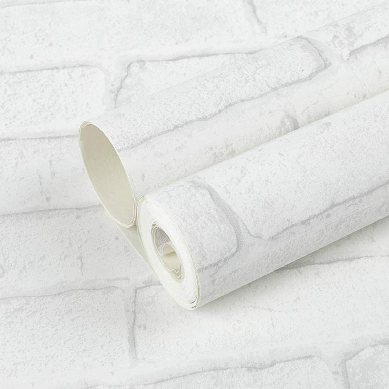 Rouleau de papier peint texturé L 32,8 pi x l 20,8 po Astraeus, Gris, L 32,75 po x l 20,80 po