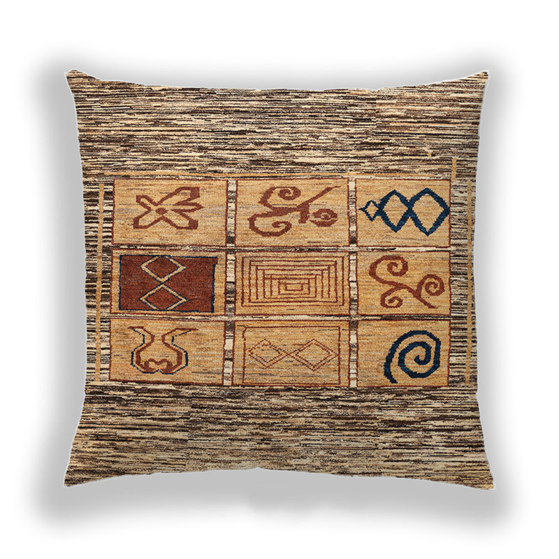 Coussin Abstract 1832, Microsuède