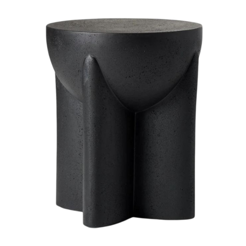 Table d'appoint Clyde, Noir