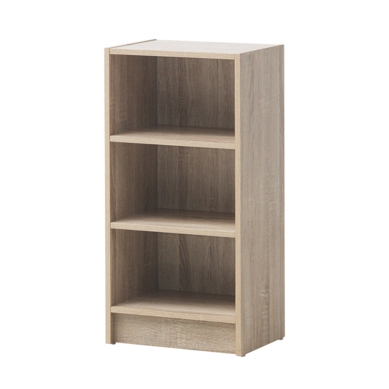 Zaira 80cm H x 40cm W Standard Bookcase, 80cm H x 40cm W x 30cm D, Sonoma Oak