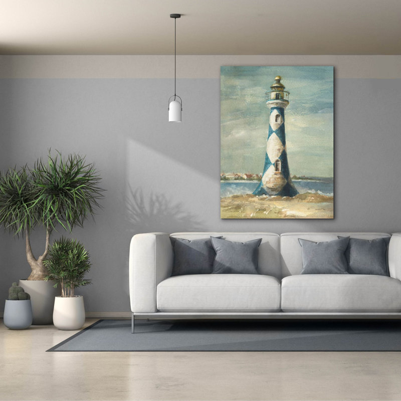 «Lighthouse 4» par Danhui Nai, art mural sur toile, H 54 po x l 40 po