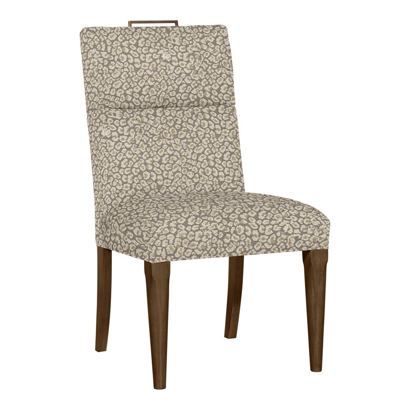 Thom Filicia Home Fabric Tight Back Side Chair, Havana, Saloon Dove Gray