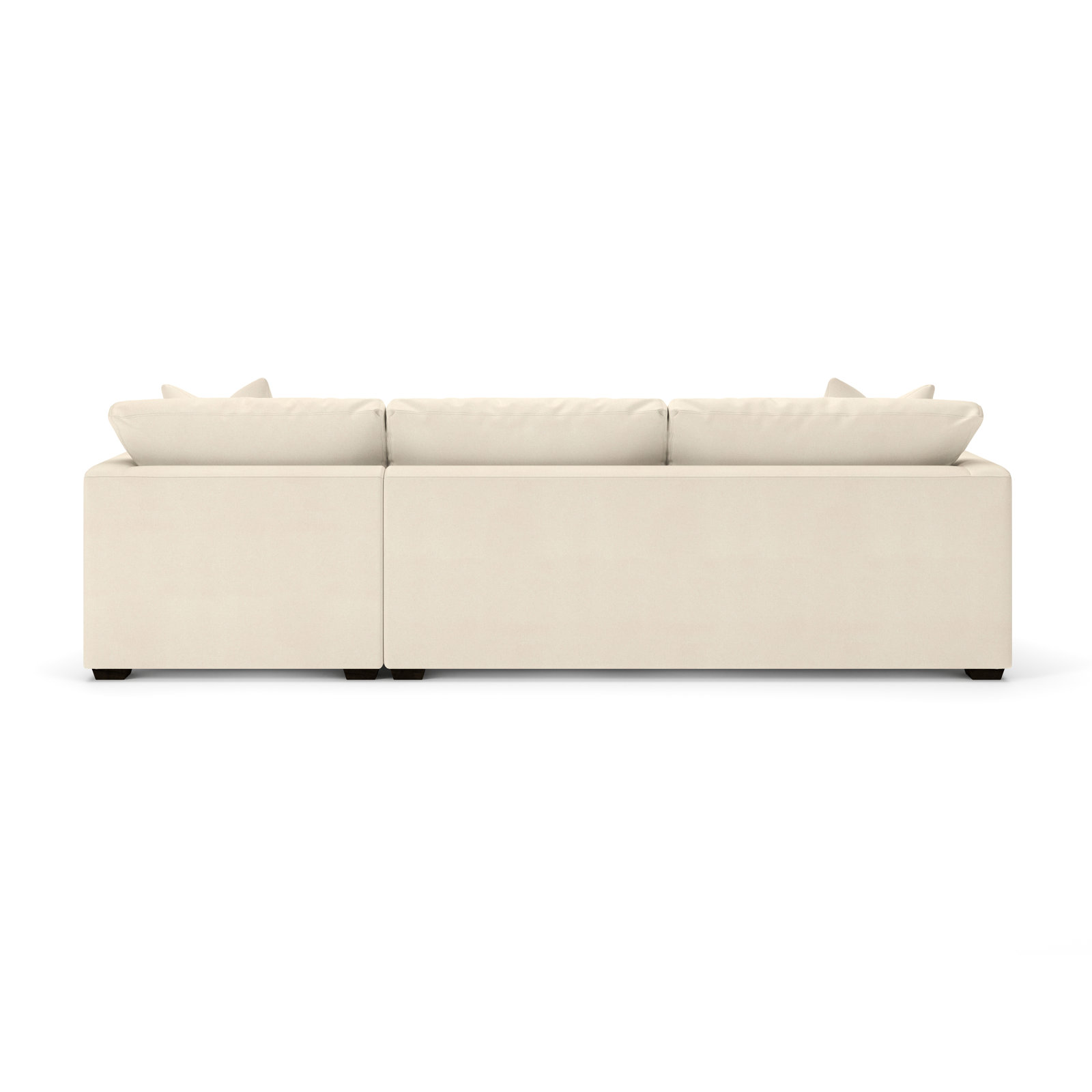 Edan Chaise Sectional, Classic Indigo Denim, Right Hand Facing