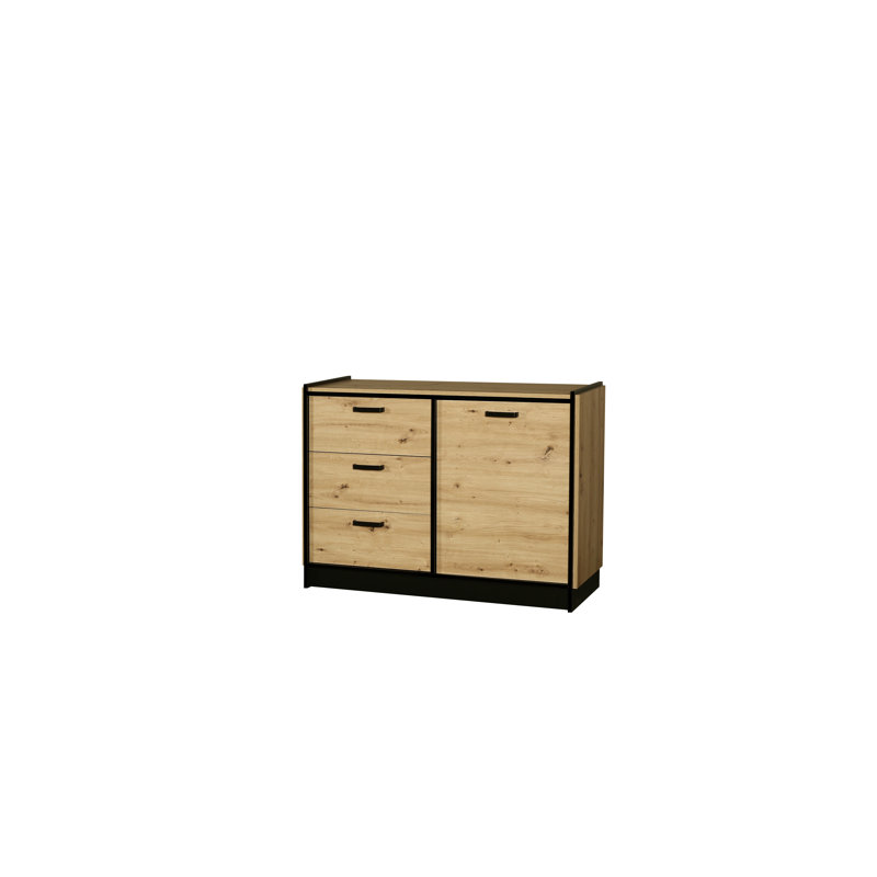 Callington 122.2 cm W Chest of 3 Drawers