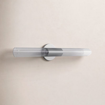 Anston 2 Light Glass Dimmable Armed Sconce