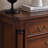 Nut-brown Solid Wood Accent Cabinet