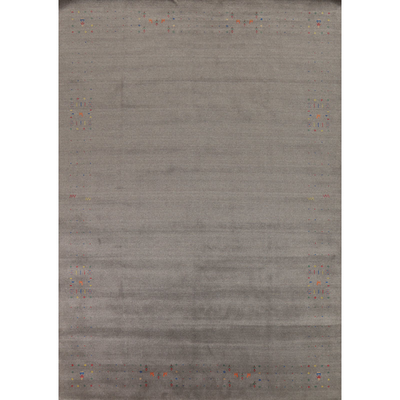 Tribal Wool Gabbeh Indian Area Rug 9x12