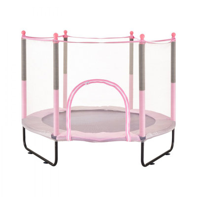 60" Trampoline for Kids Mini Toddler Trampoline with Net Indoor Outdoor