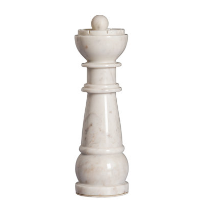 Très grande pièce d'échecs en marbre Patriana