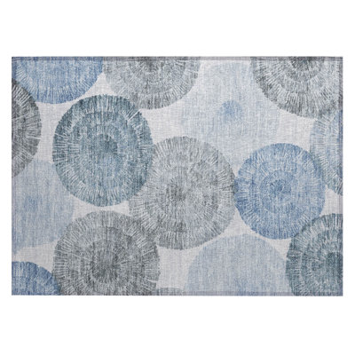 Machine Washable Indoor/Outdoor Adalaide ACN2351 Abstract Rug