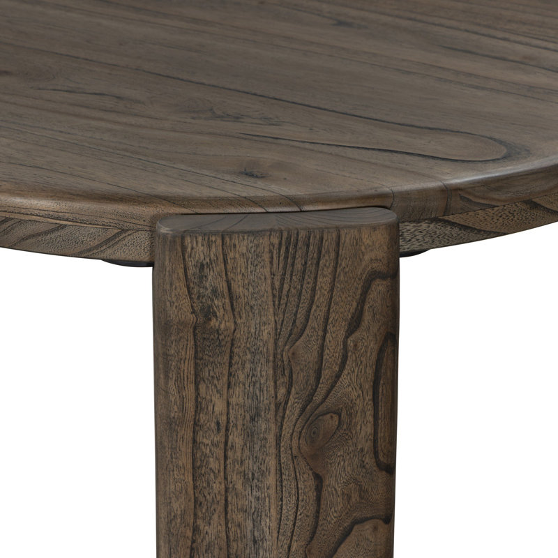 Dua Oval Solid Wood Dining Table