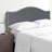 Nailhead Trim Adjustable Upholstered Headboard in Linen Fabric, Metal Legs-521090838-517242461