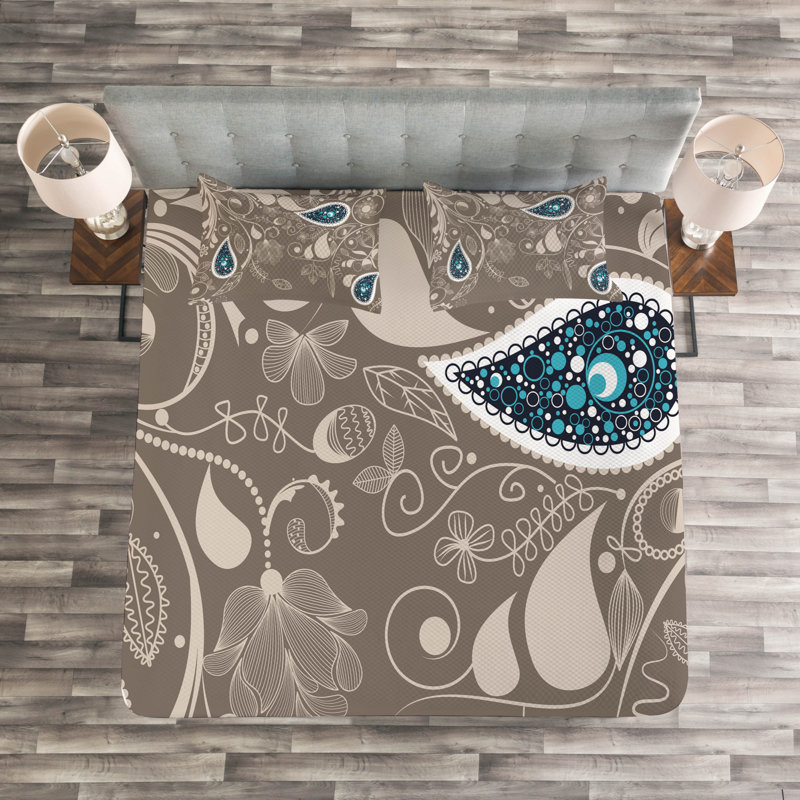 Bedspread Set with Shams, 220 x 264 cm