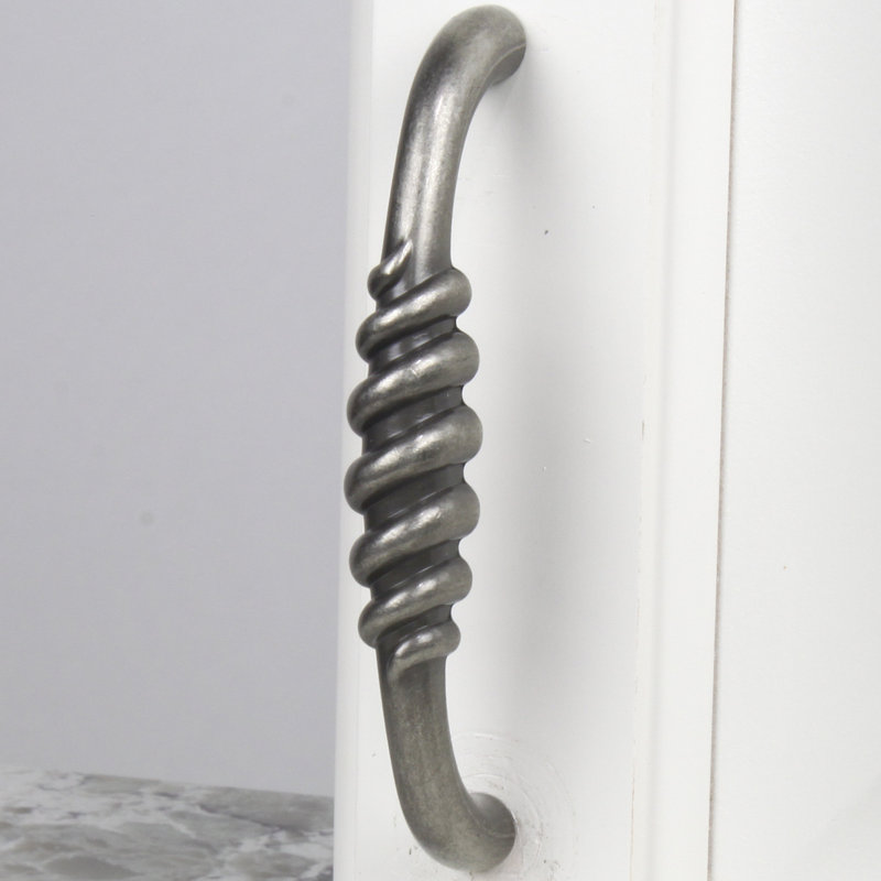 Poignée arche 3 3/4" center to center Omega, Étain antique
