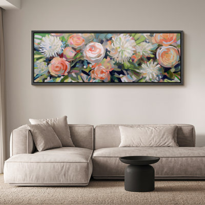 Flower Blossom " Blossom Colorful Assortment Of Flowers Modern Art Relax Calm Warm Extra Large Pictures "