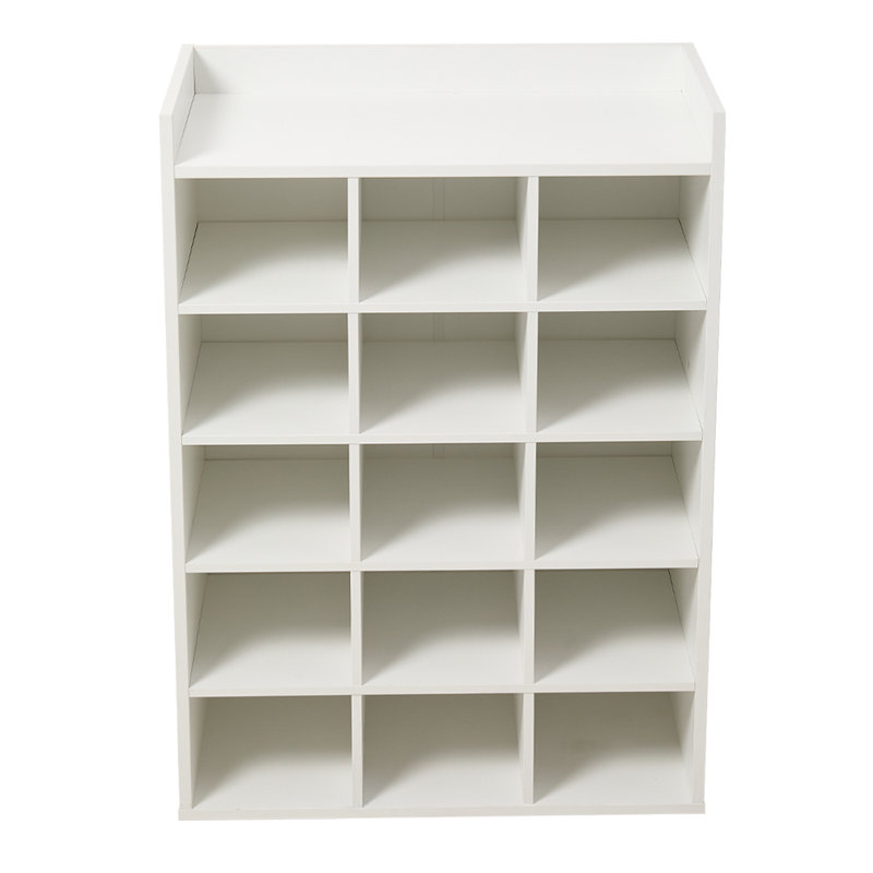 15 Pair Shoe Rack, White