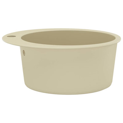 Zadie Granite Kitchen Sink Single Basin Round