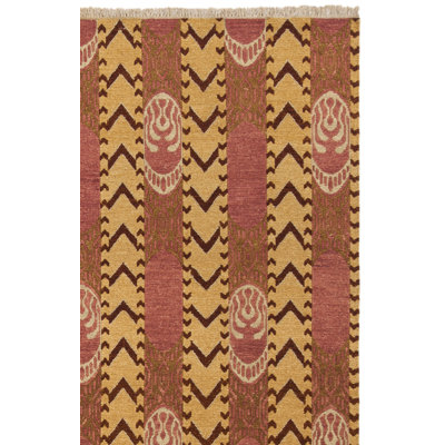 Tapis ikat en laine noué à la main Vera