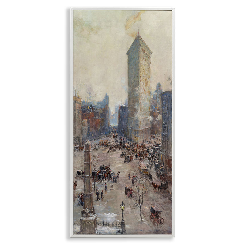 «Classic Cooper Cityscape», estampe numérique par one1000paintings, H 30 po x l 13 po, Estampe numérique Farmhouse