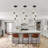  Ilora 3 - Light Modern Cluster LED Kitchen Island Pendant for Contemporary Living Rooms, Dining Spaces And Urban - Inspired Interiors-1875524755