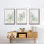 «Seafoam Petals I», reproduction sur toile 3 pièces-91887025-91887023