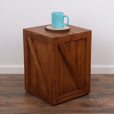 Solid Wood Accent Stool