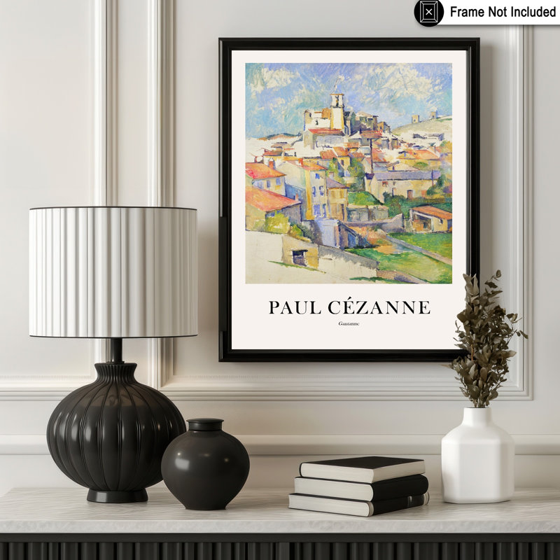 Paul Cezanne - Gardanne, Unframed, Poster, 08"H x 10"W