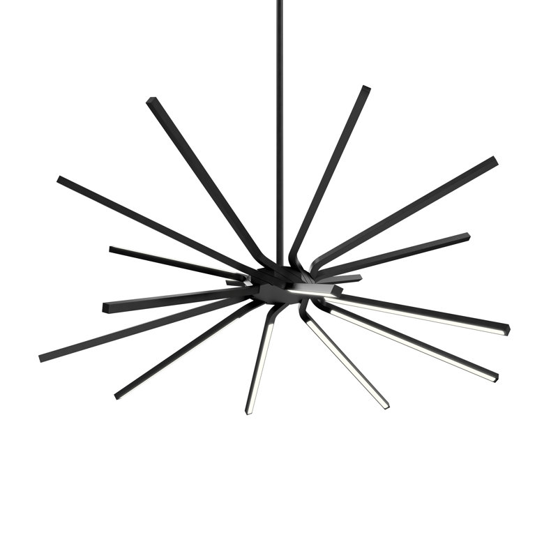 Perkasie 1 - Light LED Kitchen Island Pendant, Black