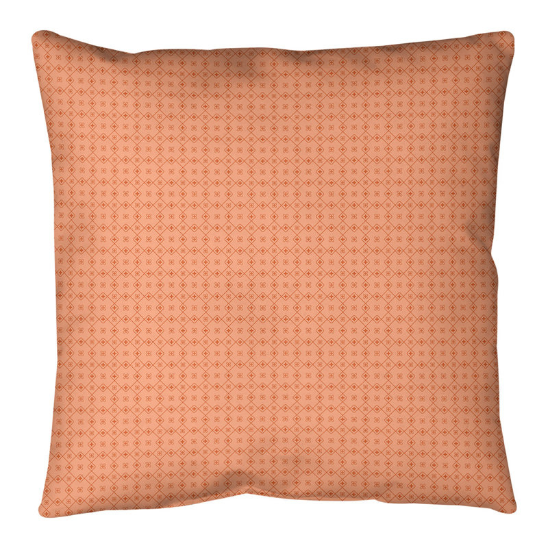 Coussin de sol Katelyn Elizabeth, 28 po x 28 po, Orange