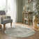Edgeworth Abstract Machine Woven Cream Green Area Rug