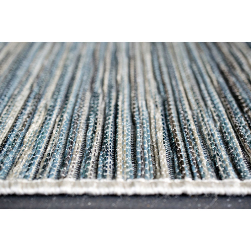 Edgeworth Ivory Blue Rug, Rectangle 200 x 290cm