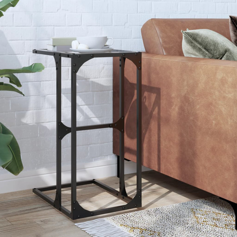 4-2 Glass Top End Table, Transparent