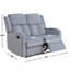 Niabi reclining loveseat with square arms