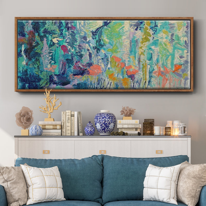 «Downpour Butterflies», toile encadrée, H 8 po x l 20 po