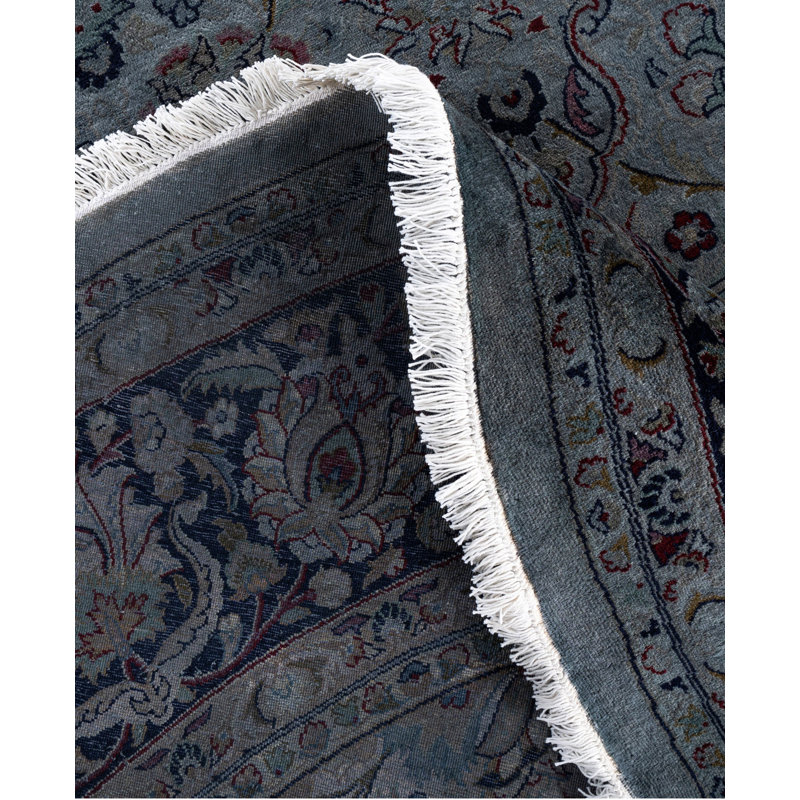 Overdyed One-of-a-Kind 8' 0" X 8' 1" Hand Knotted Area Rug