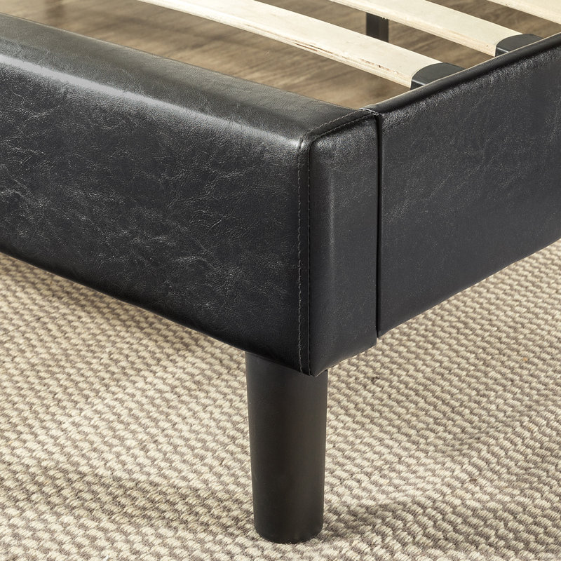 Alexanra Vegan Leather Platform Bed, Queen