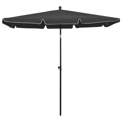 82.7" x 55.1" Rectangular Beach Umbrella