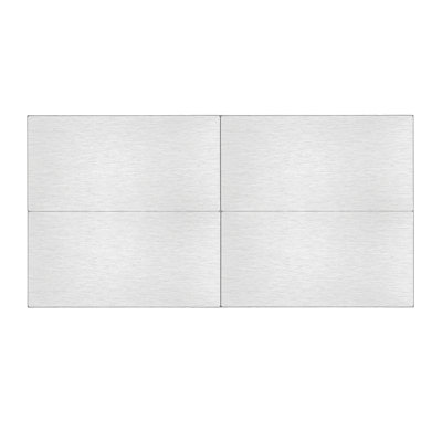 Carreau de mosaïque auto-adhésif en métal 3 po x 6 po