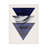 Bolog Little Dean  Three Triangular Geometric Canvas Art-105648191