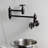 Kingston Brass Belknap Two-Handle 1-Hole Wall Mount Pot Filler Faucet-91116462