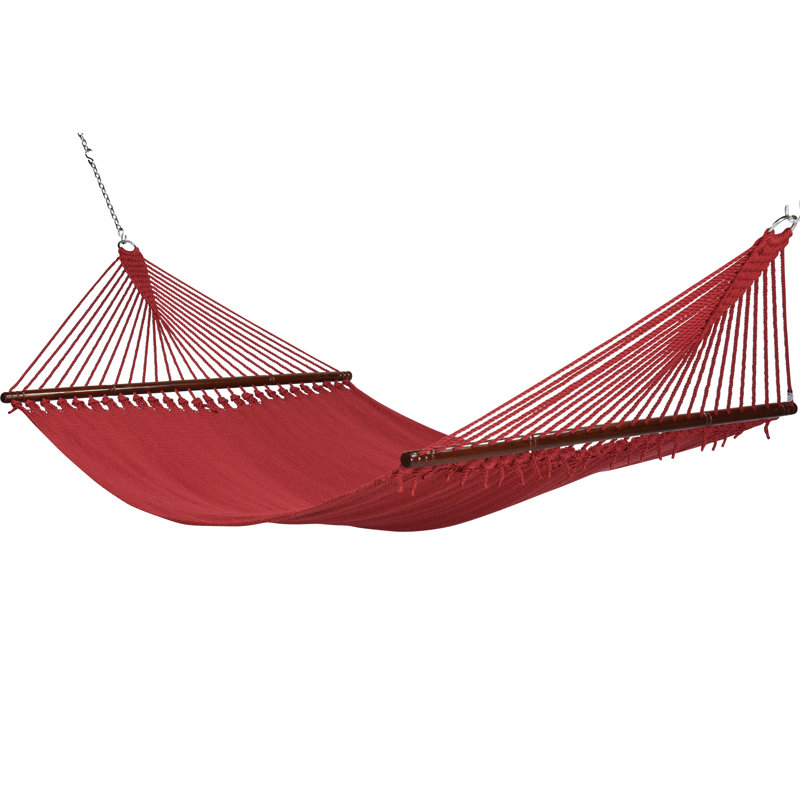 Double hamac avec support Blanco, Rouge