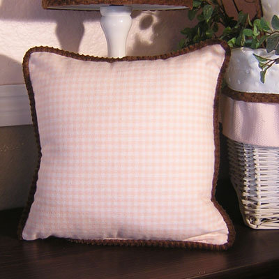 Coussin en coton Pink