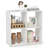 4-Cube Bookcase Home 2-Tier Bookshelf W/ Anti-Toppling Kit-854411252