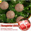 Boules de Noël champagne or pour décoration d'arbre de fête