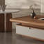 Table basse rétro de style niche