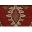 Tapis turc rouge Heriz Serapi noué à la main 9 x 12